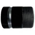 Midland Metal Pipe Nipple, 2 Nominal, NPT x Groove End Style, 10 Length, SCH 40 Schedule, 200 to 150 deg F, Sea 57172TV